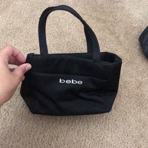Bebe small black purse